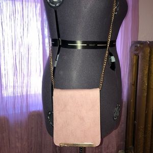 Mauve Corduroy Purse